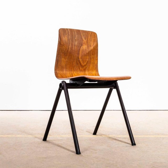 1960’s s30 galvanitas dutch dining chair. The classic dutch compass leg chair was perhaps originally created by prouve who...