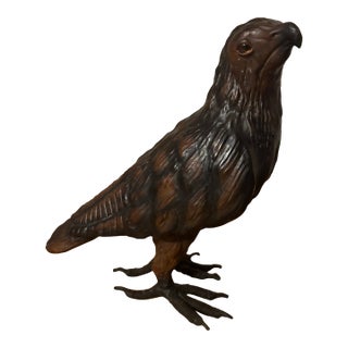 Early 20th Century European Leather Hawk For Sale