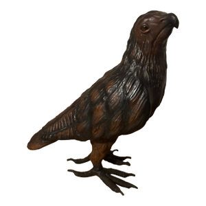 Early 20th Century European Leather Hawk