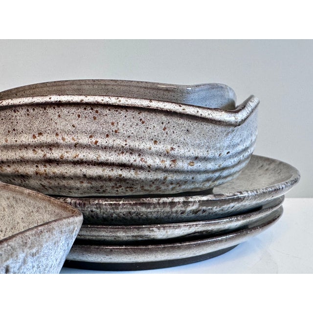 Ceramic Bowls and Plates from Serocka, Germany, 1970s, Set of 6 For Sale - Image 15 of 18