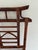 Vintage Burnt Bamboo Pagoda Tortoise Side Chair For Sale In Miami - Image 6 of 8