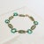 Vintage Smith & Pepper Edwardian English 9 Carat Gold, Enamel and Jade Link Bracelet For Sale - Image 4 of 9