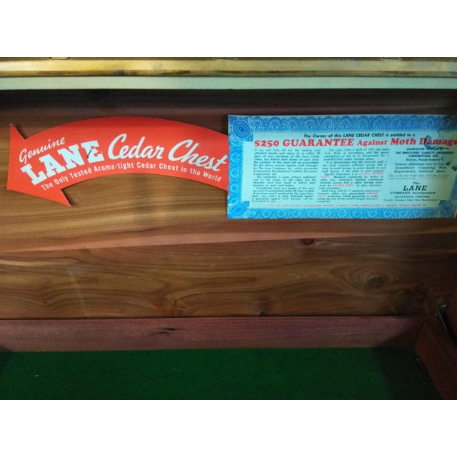 1950s Art Deco Waterfall Lane Cedar Chest