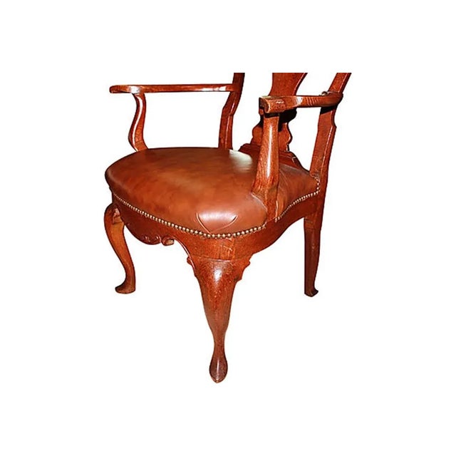 19th Century Danish Armchairs - Pair For Sale In West Palm - Image 6 of 7