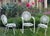 French François Carré Sunburst Garden Rocker Chair For Sale - Image 9 of 12