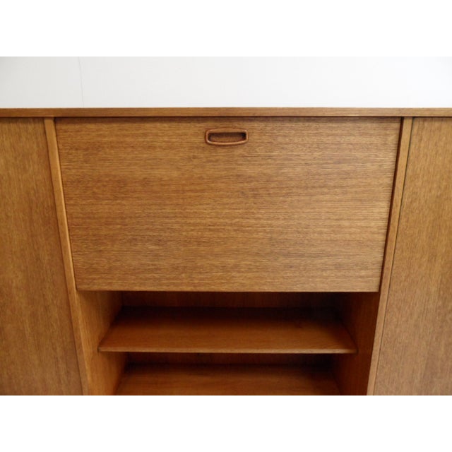 Mid-Century Modern Mid-Century Modern Dutch Oak High Board, 1950s For Sale - Image 3 of 15
