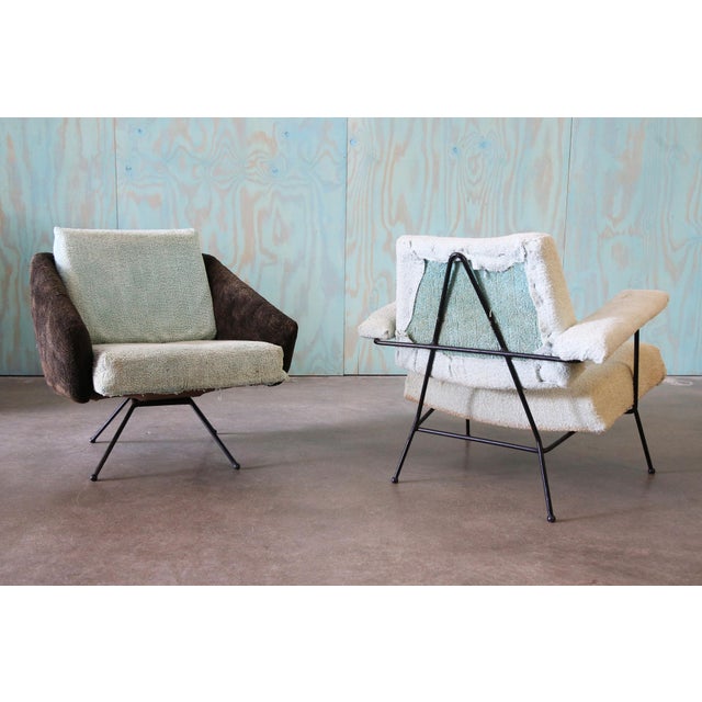 1950s Early Adrian Pearsall Chairs for Craft Associates Rare MCM Mid Century For Sale - Image 9 of 11