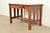 Stickley Brothers Style Antique Mission Oak Arts & Crafts Writing Desk, Newly Refinished For Sale In South Bend - Image 6 of 14