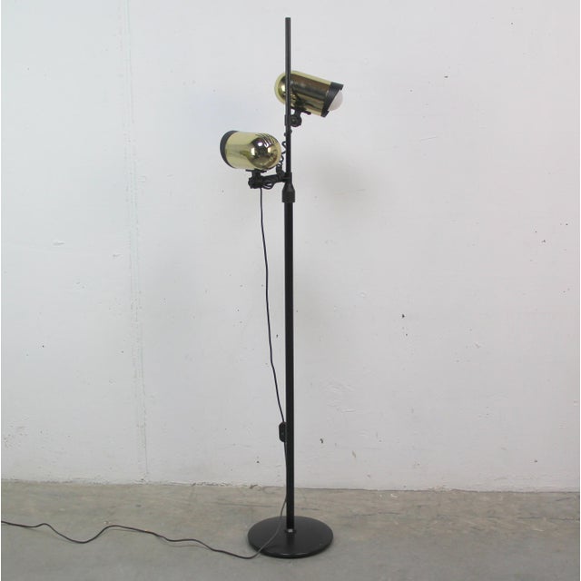 Black Vintage Floor Lamp by Fase, 1980s For Sale - Image 8 of 8