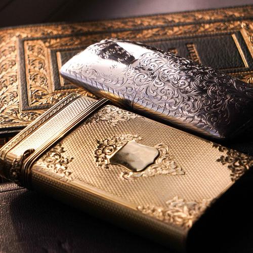 Victorian Sterling Silver Cigar Cheroot Case by Nathaniel Mills, 1842 For Sale - Image 12 of 18