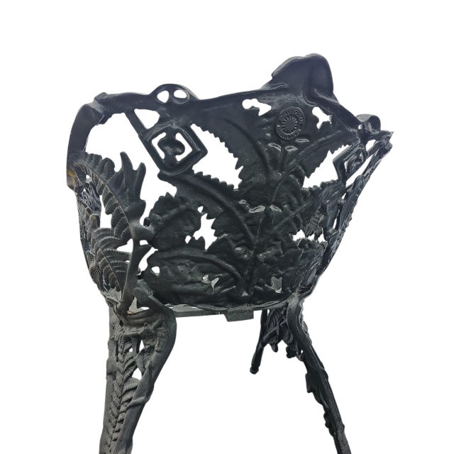 Black 1980s The Smithsonian Institution Pair of Garden Chairs by Brown Jordan For Sale - Image 8 of 12
