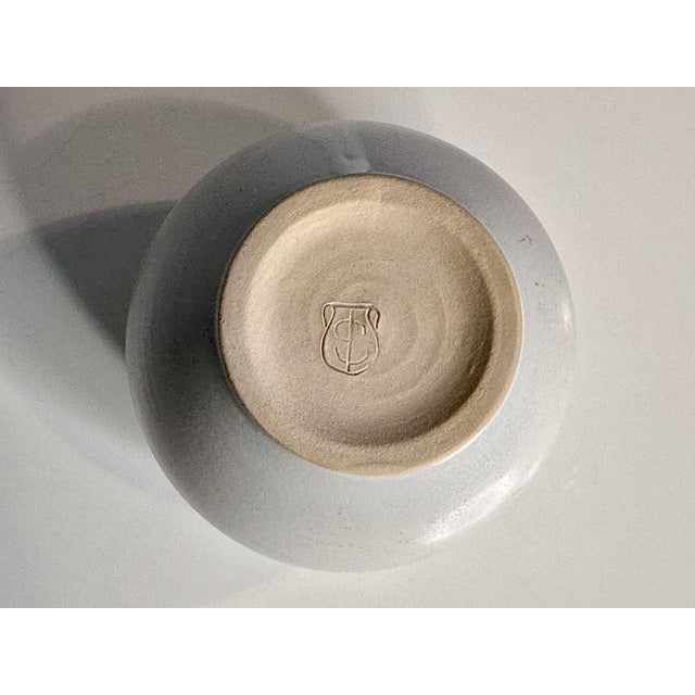 Vintage German Sculptural Ball-Shaped Vase with Flow Glaze, 1960s For Sale - Image 9 of 11