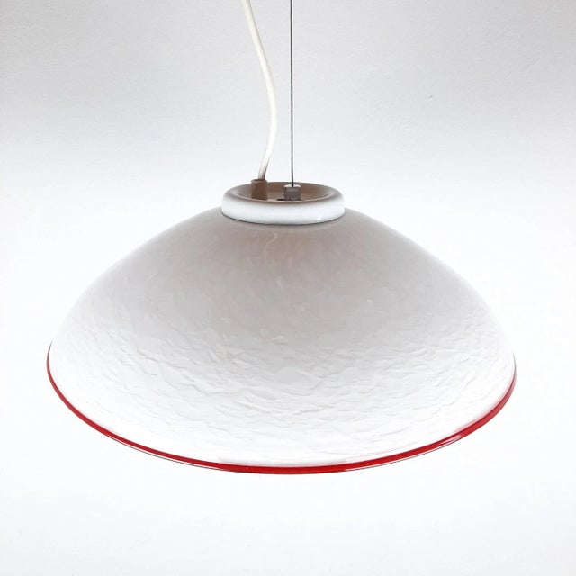 Vintage Murano Glass Pendant Lamp, 1970s For Sale - Image 3 of 11