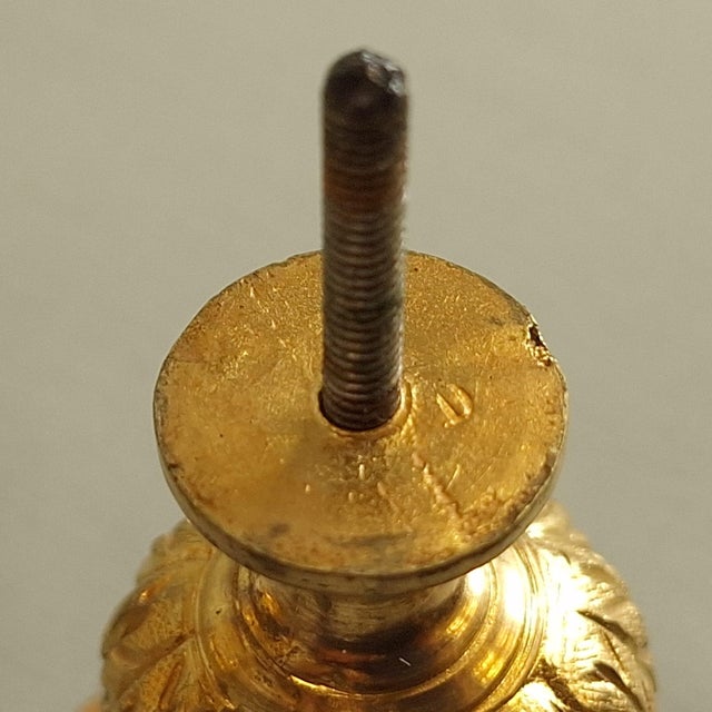 Antique French Gilt Bronze Candelabras, 1800s, Set of 2 For Sale - Image 13 of 15