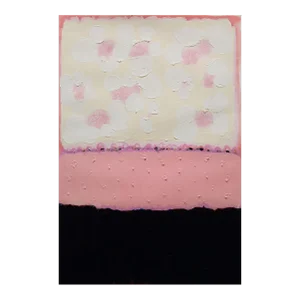 Contemporary Abstract Oil on Paper Painting "Ice Blossoms" by Anya Spielman