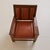 1940s French Colonial Wood + Cognac Leather Armchair, 1944 For Sale - Image 5 of 10