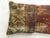 Persian Antique Persian Mahal Shabby Chic Rug Pillow For Sale - Image 3 of 5