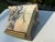 Vintage British Colonial Botanical Decoupage Square Cachepot With Antiqued Gold Trim For Sale - Image 10 of 10