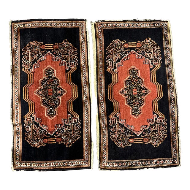 Middle Eastern Handmade Rusg, 1919, Set of 2 For Sale