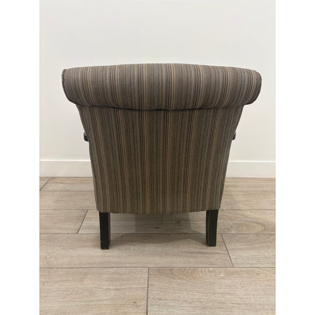 Pair of 1990s Mid Century Style Bassett Furniture Club Chairs For Sale - Image 11 of 11