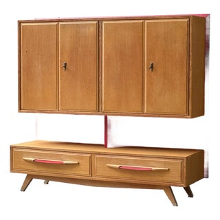 Living Room Wall Unit from Corta Multiform, Switzerland, 1950s For Sale
