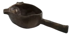 Brutalist Bronze Ashtray Bowl, Germany, 1970s