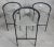 Dove Gray Post Modern Memphis Era Grey Cerused Bar Stools For Sale - Image 8 of 9