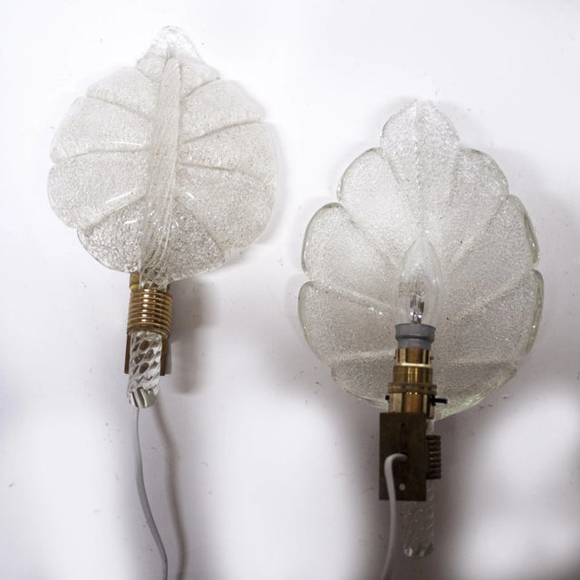 Murano Glass Sconces from Barovier E Toso, 1960s, Set of 2 For Sale - Image 12 of 13