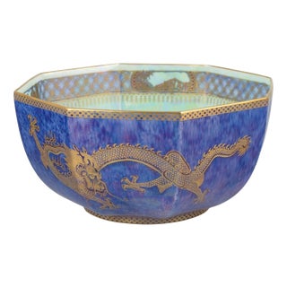 Fairyland Lustre Bowl with Dragon by Daisy Makeig-Jones for Wedgwood, 1930s For Sale