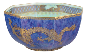 Fairyland Lustre Bowl with Dragon by Daisy Makeig-Jones for Wedgwood, 1930s