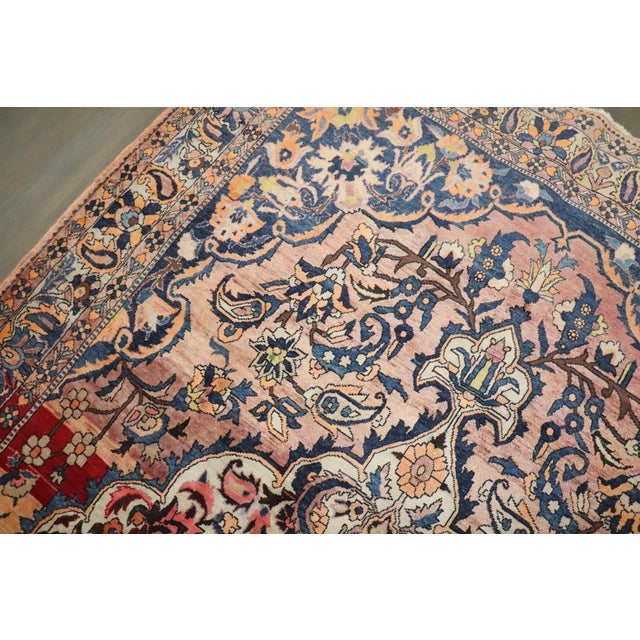 Vintage Zabihi Collection Persian Bakhtiari Rug - 6'7" x 9'9" For Sale - Image 11 of 12