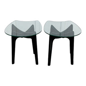 1960s MCM Adrian Pearsall Inspired Side Table Pair
