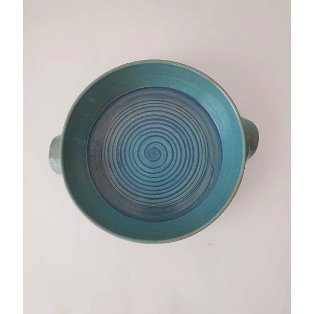 Mid 20th Century Mid-Century Scheier Signed Pottery Dish For Sale - Image 5 of 11