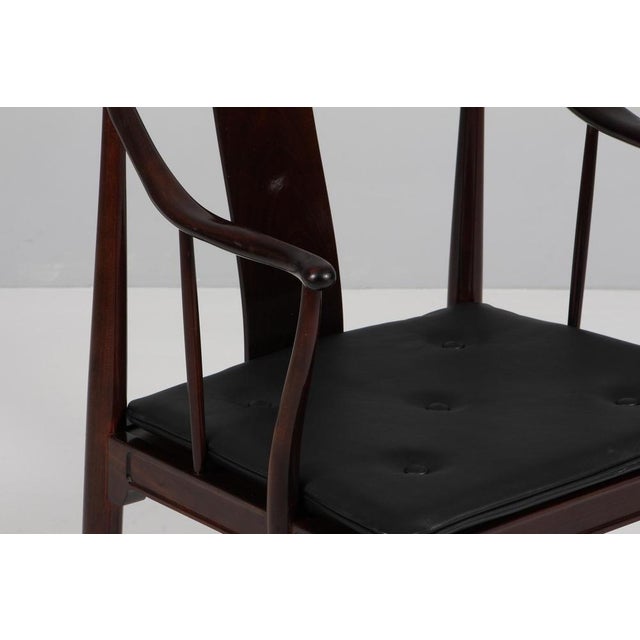 Fritz Hansen Model 4283 Chinese Chair by Hans J. Wegner for Fritz Hansen For Sale - Image 4 of 7