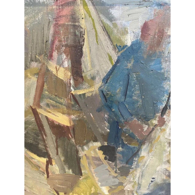 Oil on Stretched Canvas. Framed and signed by Thure Wahlstrom (1908-1998) who was a Swedish artist. Dated 1961