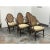 McGuire Furniture Oval Glass Top Dining Table + Six Double Cane Back Dining Armchairs, Vintage Set For Sale - Image 14 of 15