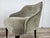 Black Fabric Armchairs with Wooden Legs and Adjustable Brass Feet, 1960, Set of 2 For Sale - Image 8 of 14