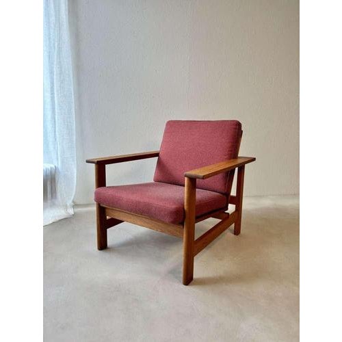 Model 2551 Armchair in Oak by Søren Holst for Fredericia, 1960s For Sale - Image 15 of 18