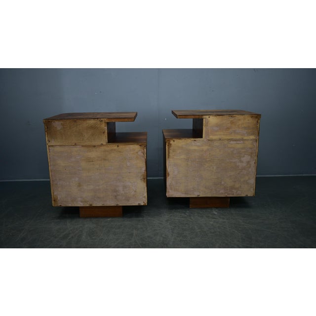 Art Deco Bedside Tables, Former Czechoslovakia, 1930s, Set of 2 For Sale - Image 14 of 18