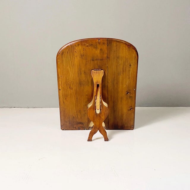 18th Century Italian Wooden Table Mirror with Mercury Glass, 1700s For Sale - Image 5 of 12