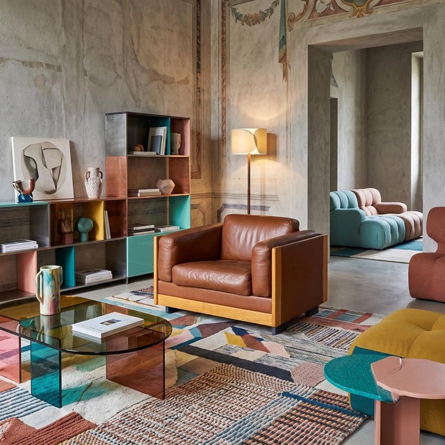 The "920" armchair was designed by Afra and Tobia Scarpa in the mid-1960s (circa 1966) for Figli di Amedeo Cassina in...