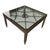 Metal 1970s Stunning Hollywood Regency Style Cocktail Table That Combines Architectural Geometric Symmetry With Sleek Mid-Century Flair. For Sale - Image 7 of 9