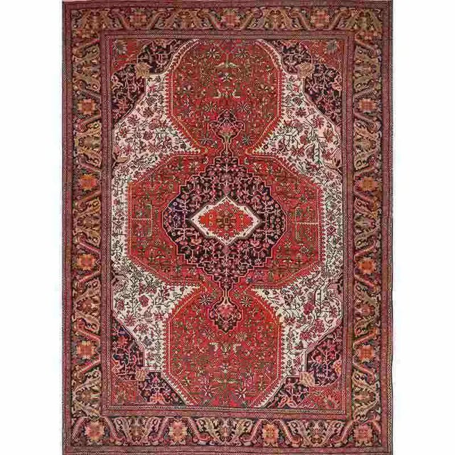 Antique Persian Farahan Area Rug 9’0″ X 12’0″ For Sale In Dallas - Image 6 of 7