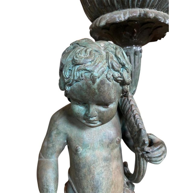 Flowerpots with Cherubs and Animals, 1970s, Set of 2 For Sale - Image 6 of 8