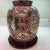 Late 20th Century Famille Rose Chinese Porcelain Ginger Jar With Gold Detailing & Wooden Stand For Sale - Image 4 of 13