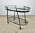 Russell Woodard 1960’s Mid Century Modern Oval Outdoor Wrought Iron “Pinecrest” Bar Cart by Russell Woodard For Sale - Image 4 of 10