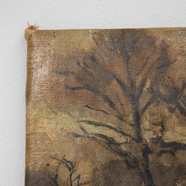 20th Century Belgian Landscape Painting For Sale - Image 13 of 18