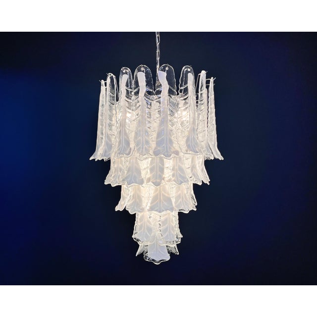 Murano Chandelier in the Manner of Mazzega – 52 Glasses For Sale - Image 14 of 16