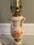 Ceramic Pair of Early 19th Century Floral Ceramic Lamps With Arms Restored For Sale - Image 7 of 7