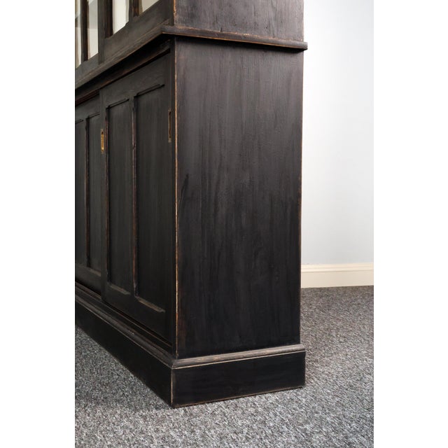 Hand-Painted Pine Display Cabinets, 1880, Set of 2 For Sale - Image 9 of 11